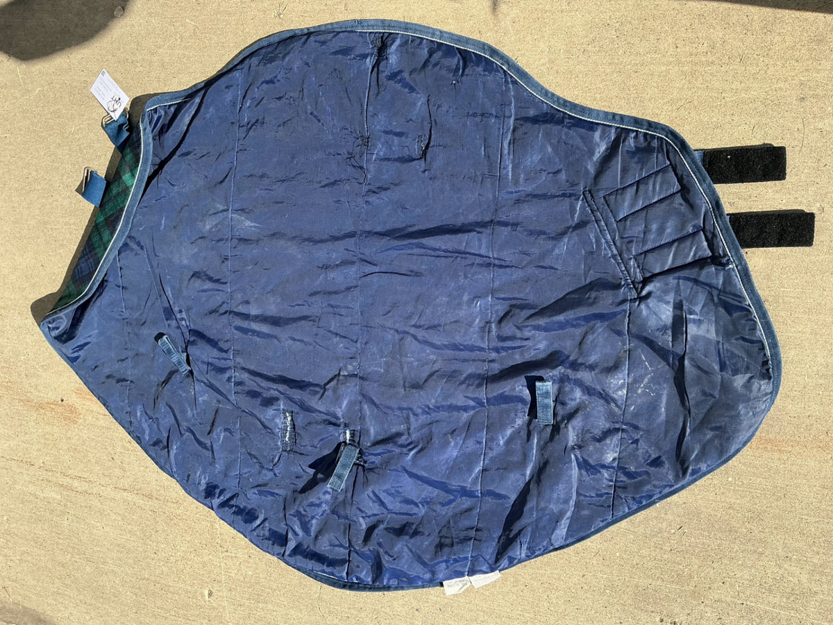 horse blanket  with neck piece 75"