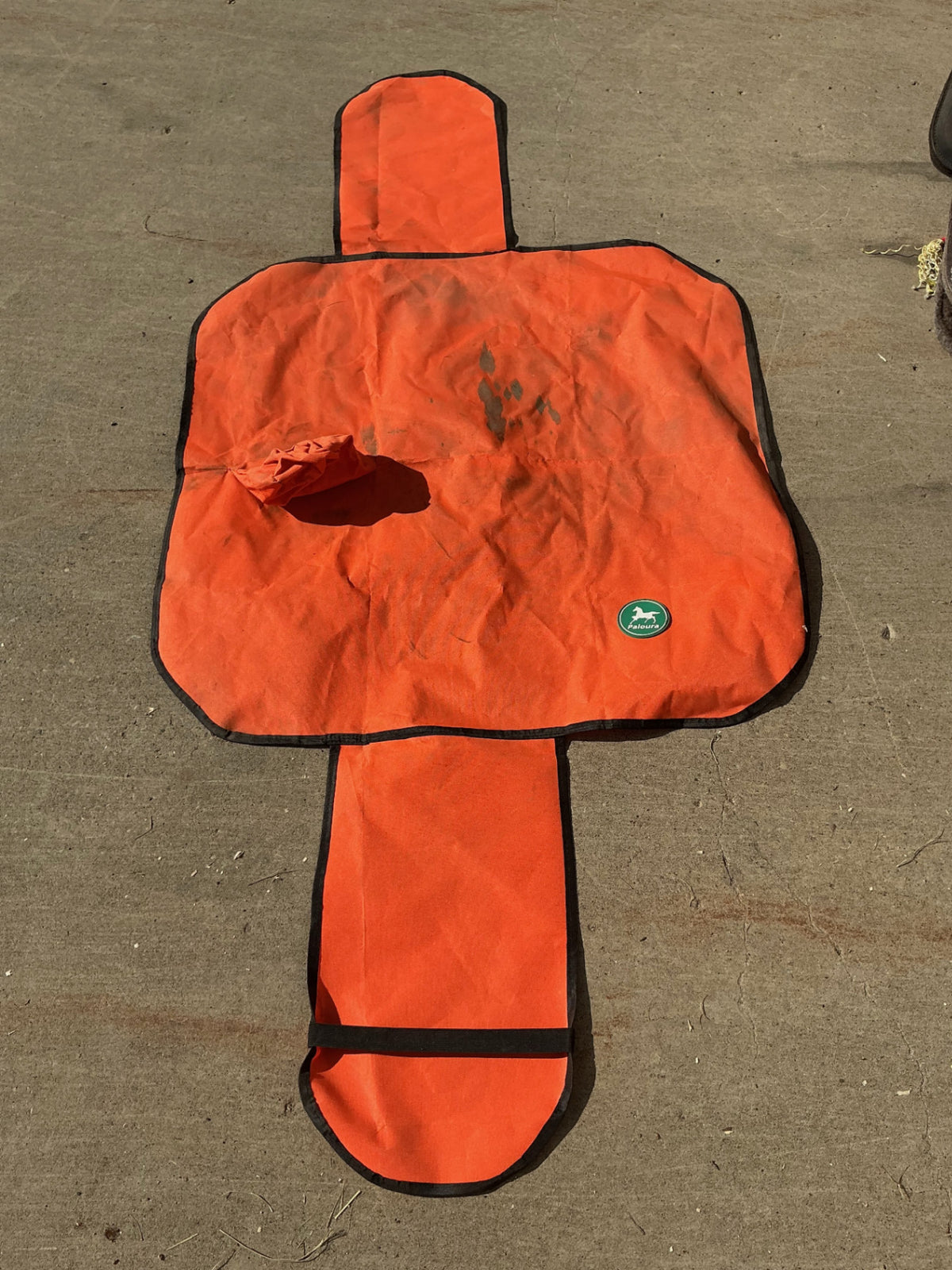 saddle cover orange 