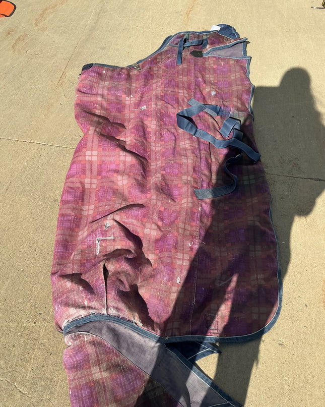 horse blanket  with neck piece 75"