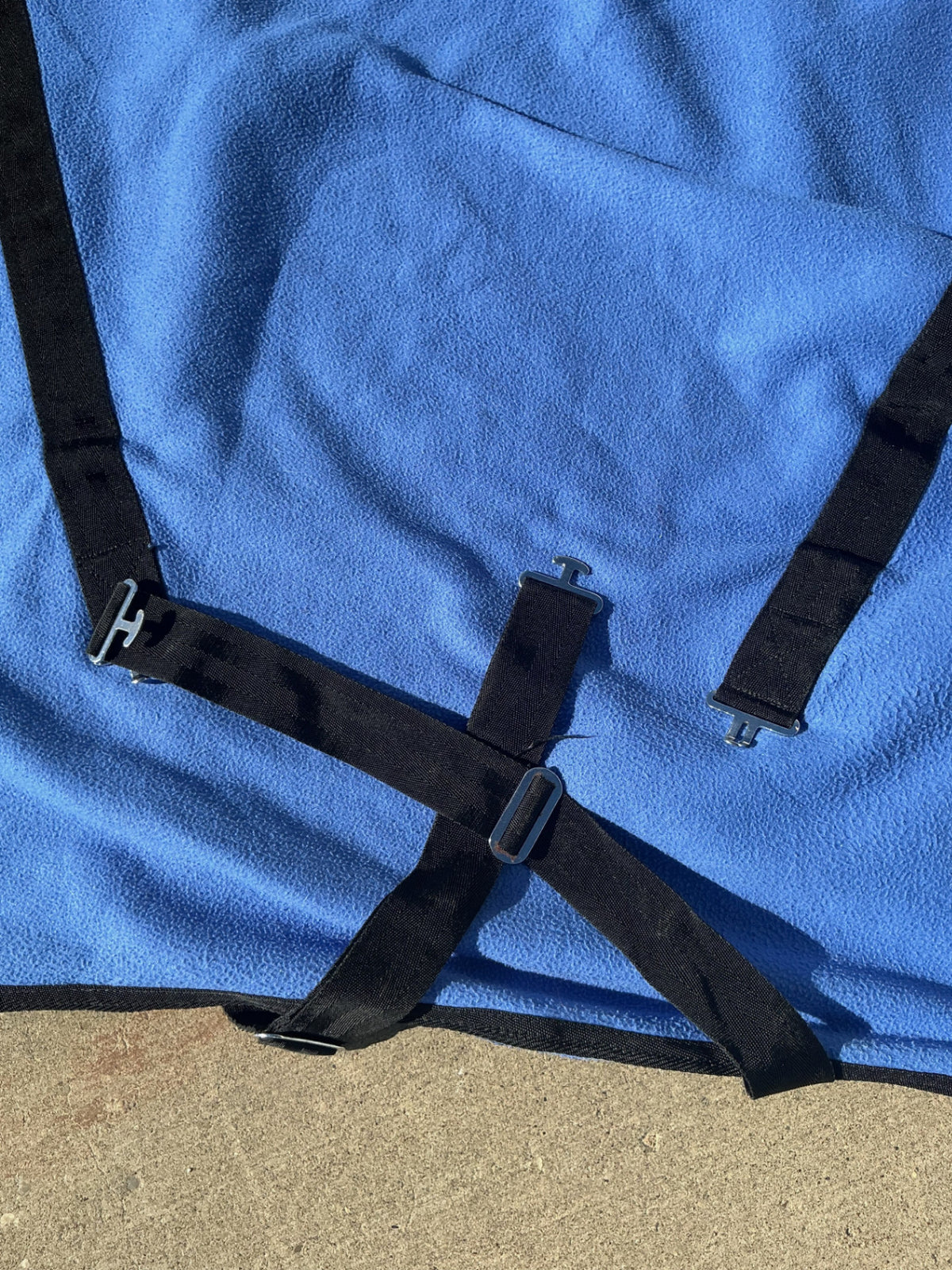 blue cooler blanket 78"