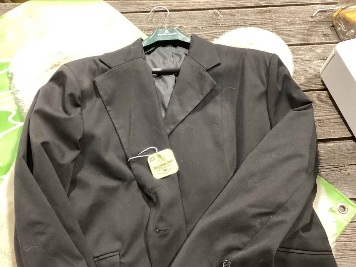 English Show Jacket – Black, Size 20 | Used
