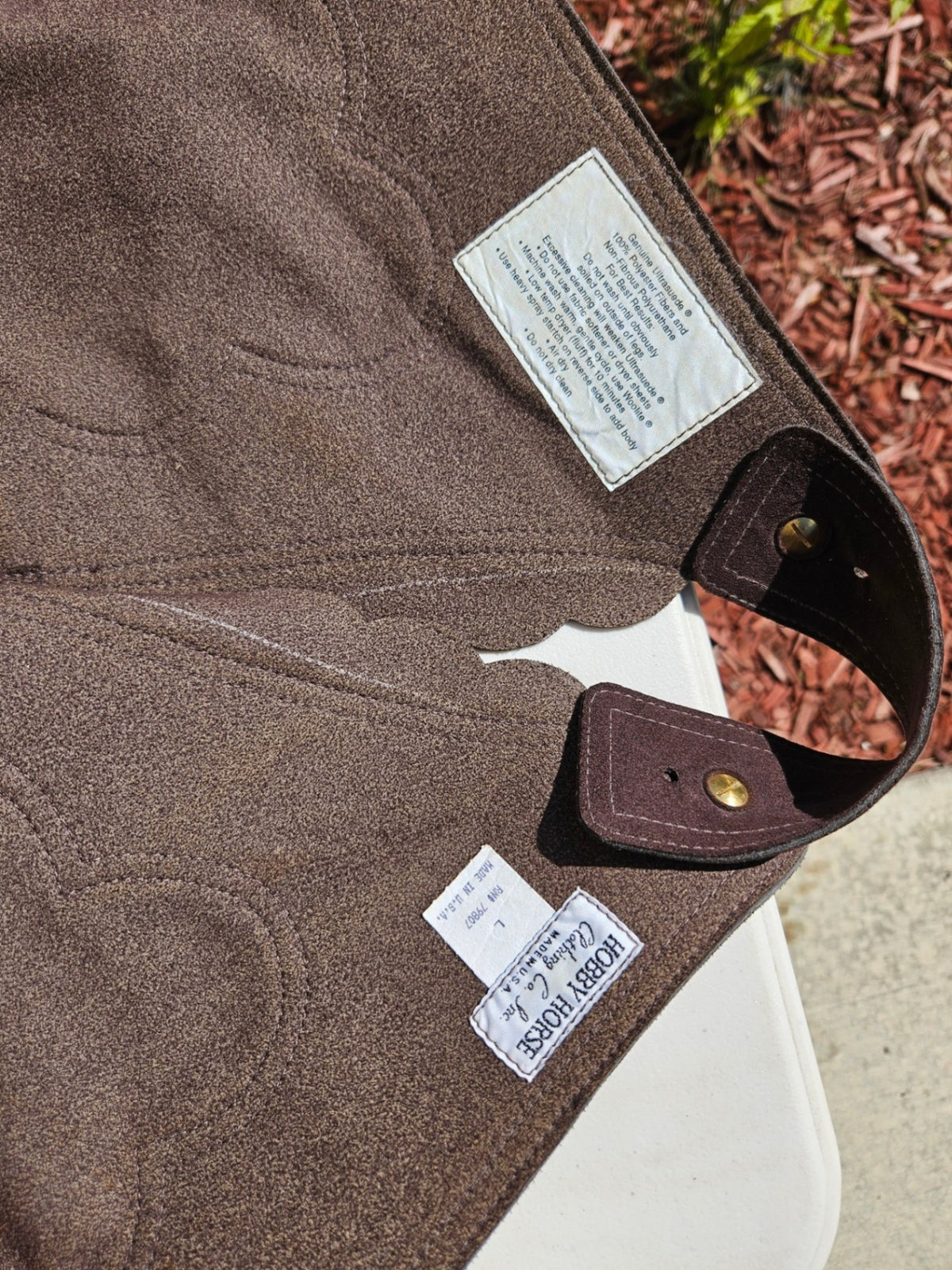 Western Show Set – Brown Jacket (M), Pants (L) & Chaps (32) | Used