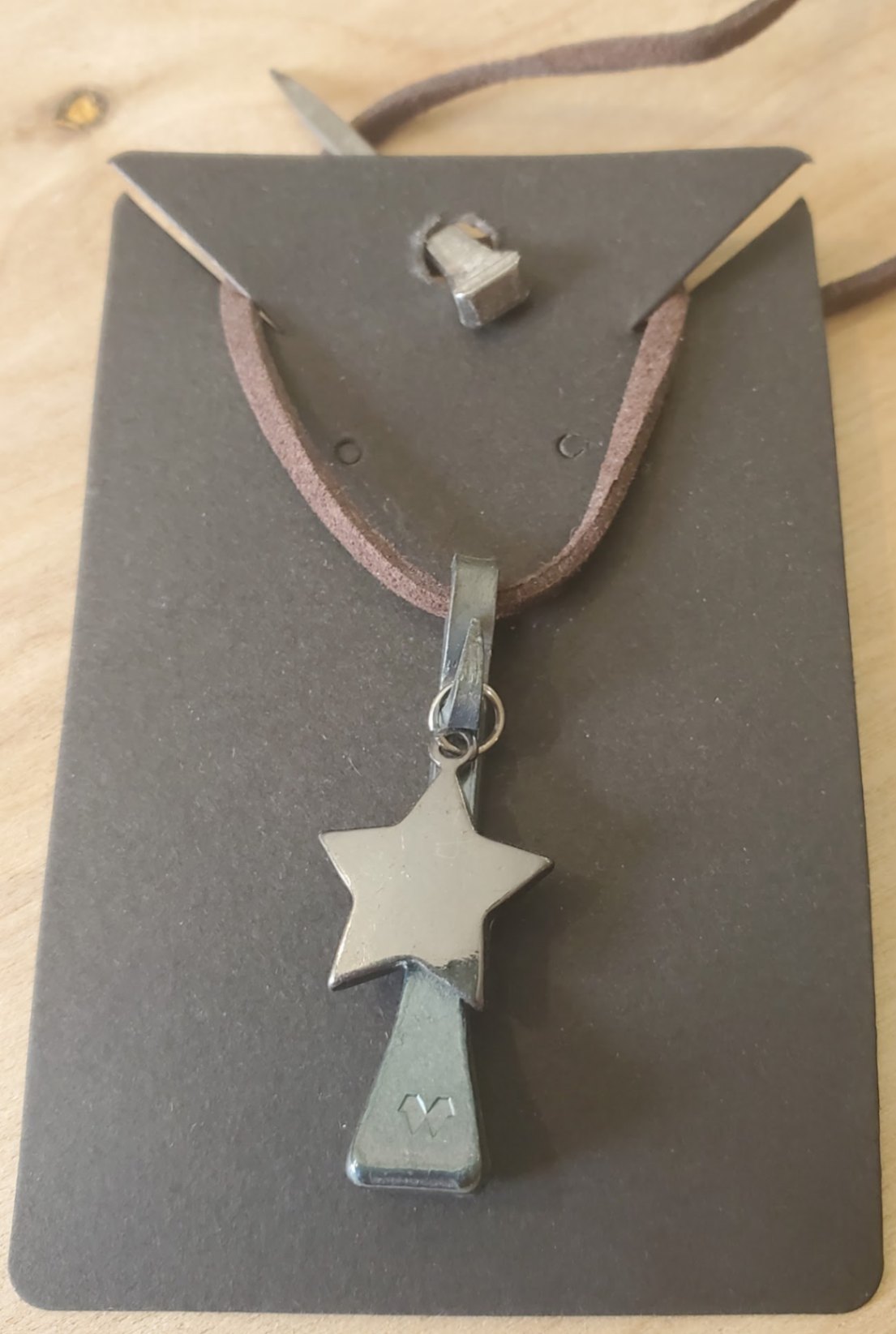 Pendant – Horseshoe Nail & Star Charm | New