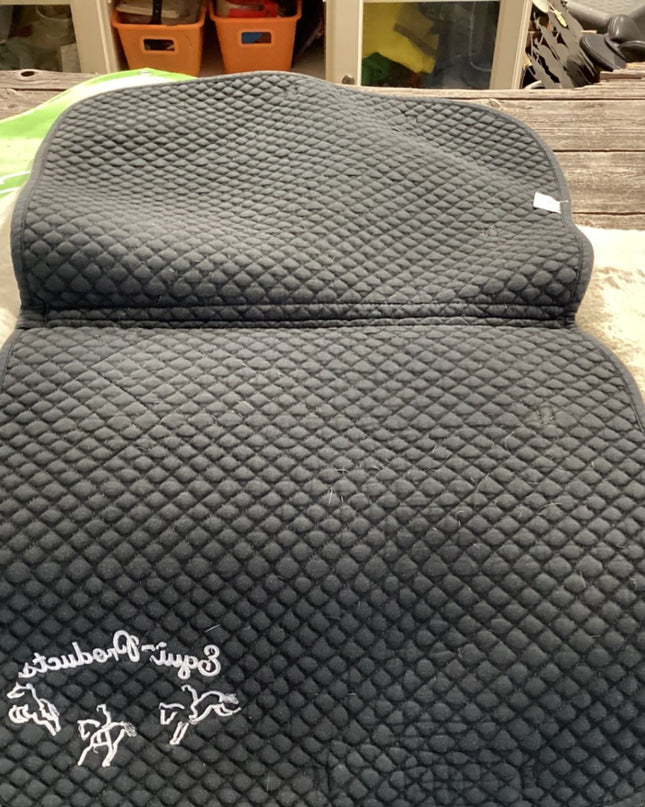 English Saddle Pad – Black (A) | Used