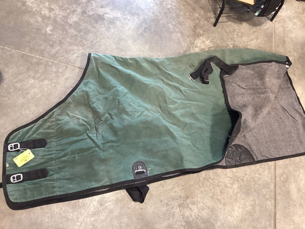 Stable Sheet – Cotton Lined, Green, 74" | Used