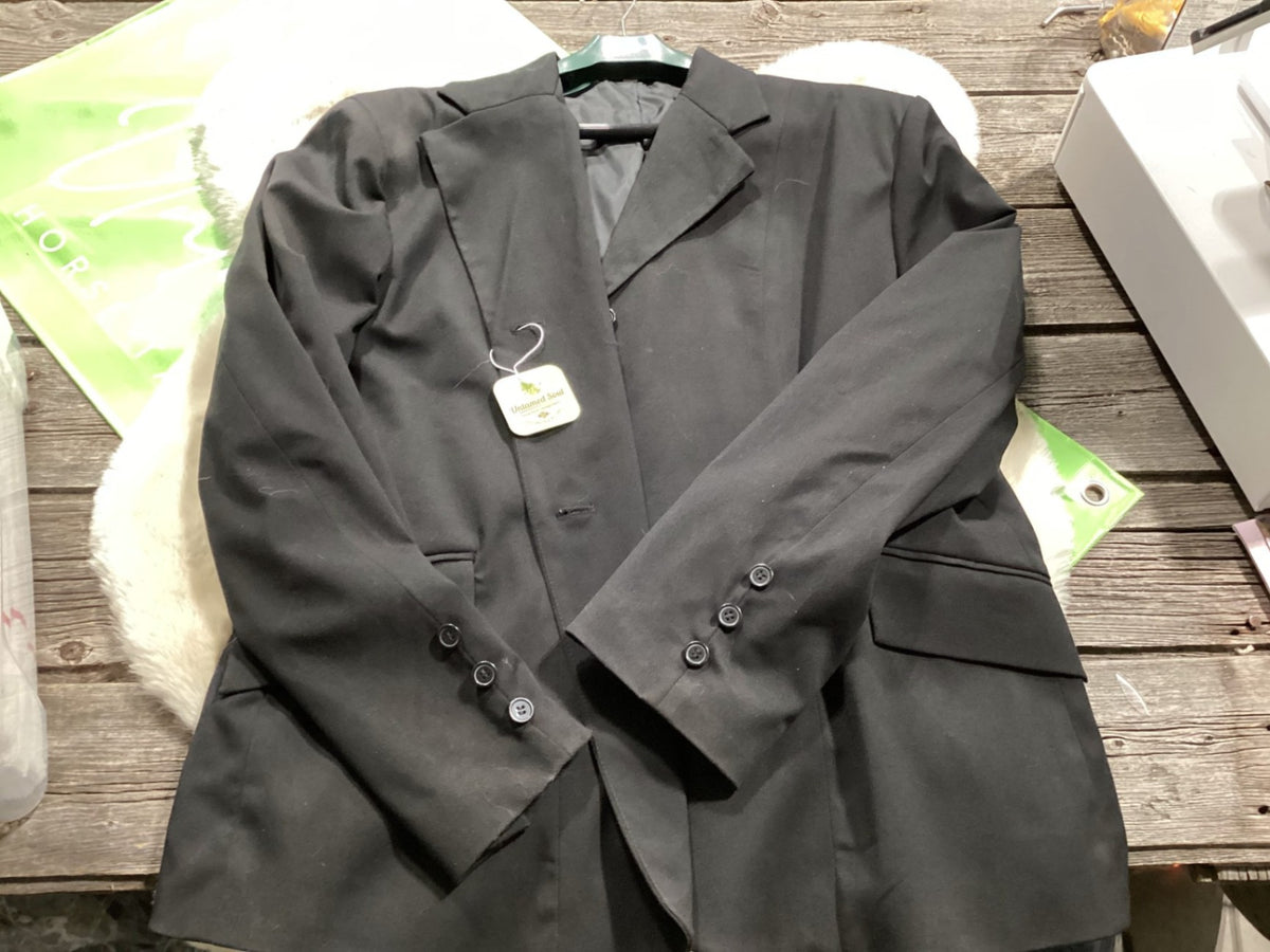 English Show Jacket – Black, Size 20 | Used