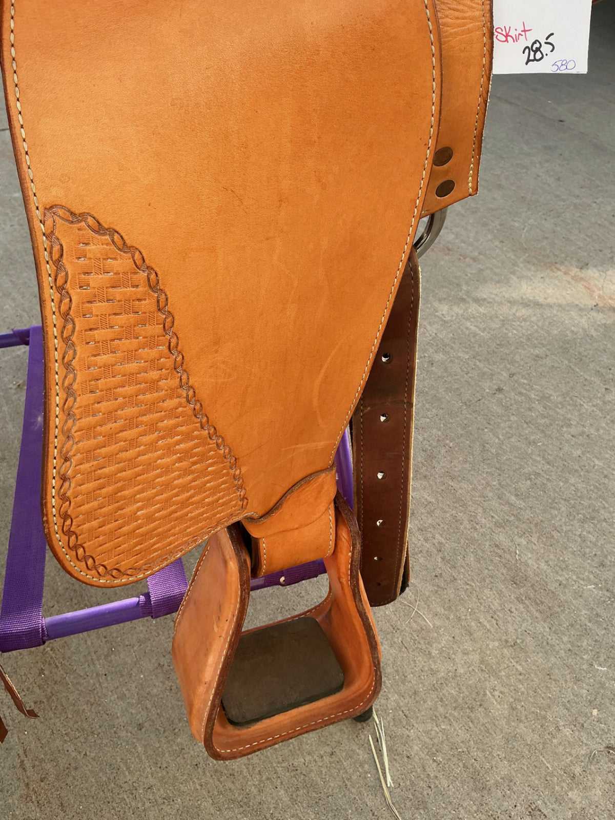 Western Saddle S16" Ortho Flex 