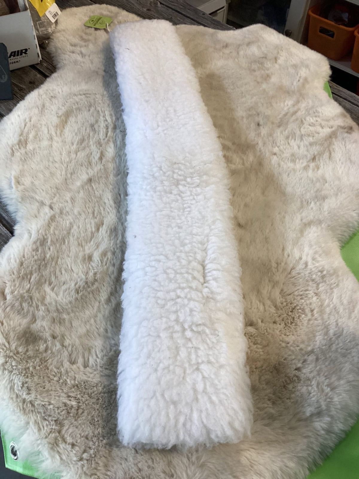 English Girth Cover – White | New
