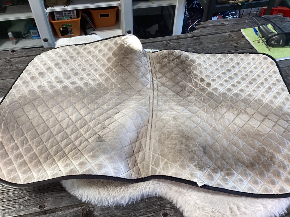 English Saddle Pad – White, Full (D) | Used