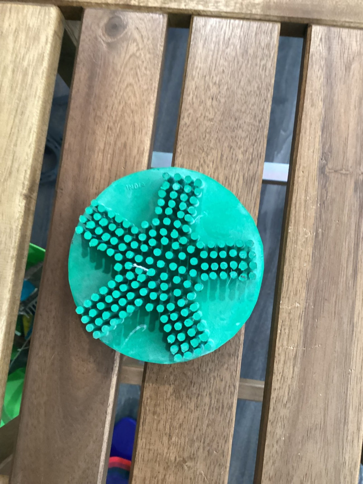 Grooming Brush – Synthetic, Green | Used, Like New