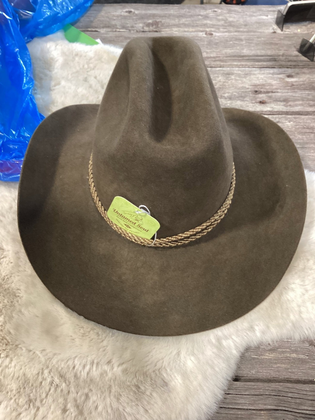 Cowboy Hat – Brown, Size 6 3/4 | Used