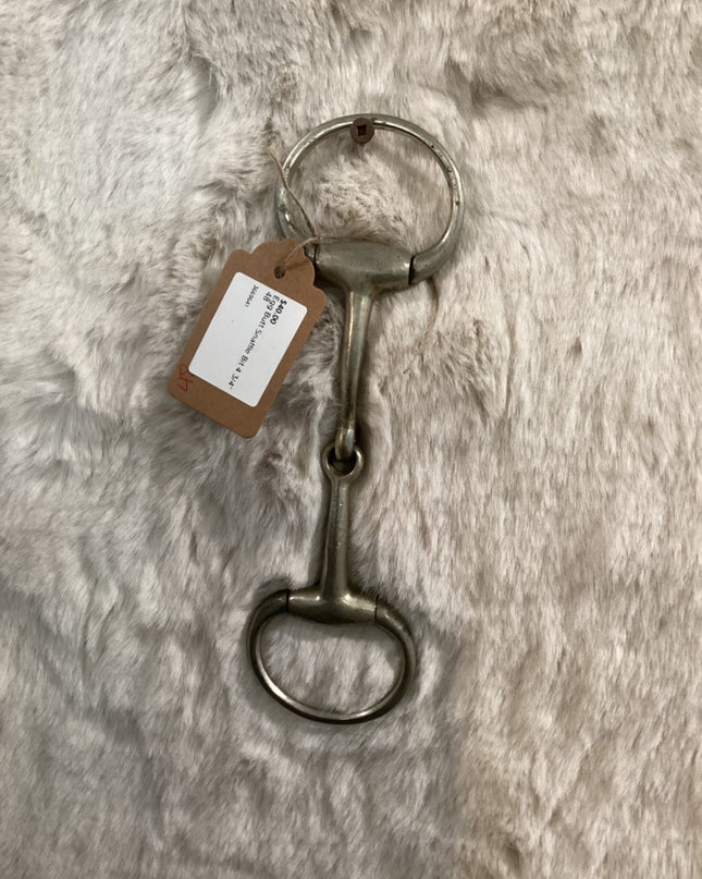 Bit – Eggbutt Snaffle, Stainless Steel, 4.75" | Used