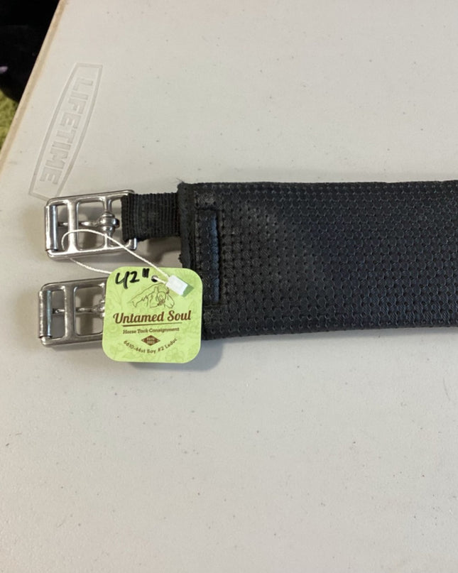 English Girth – Wintec Neoprene, Black, 42" | Used