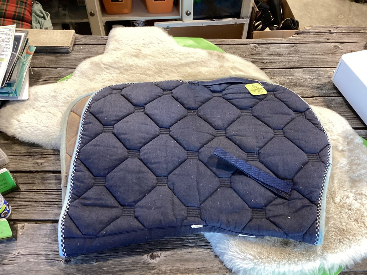 English Saddle Pad – Blue, Full (B) | Used