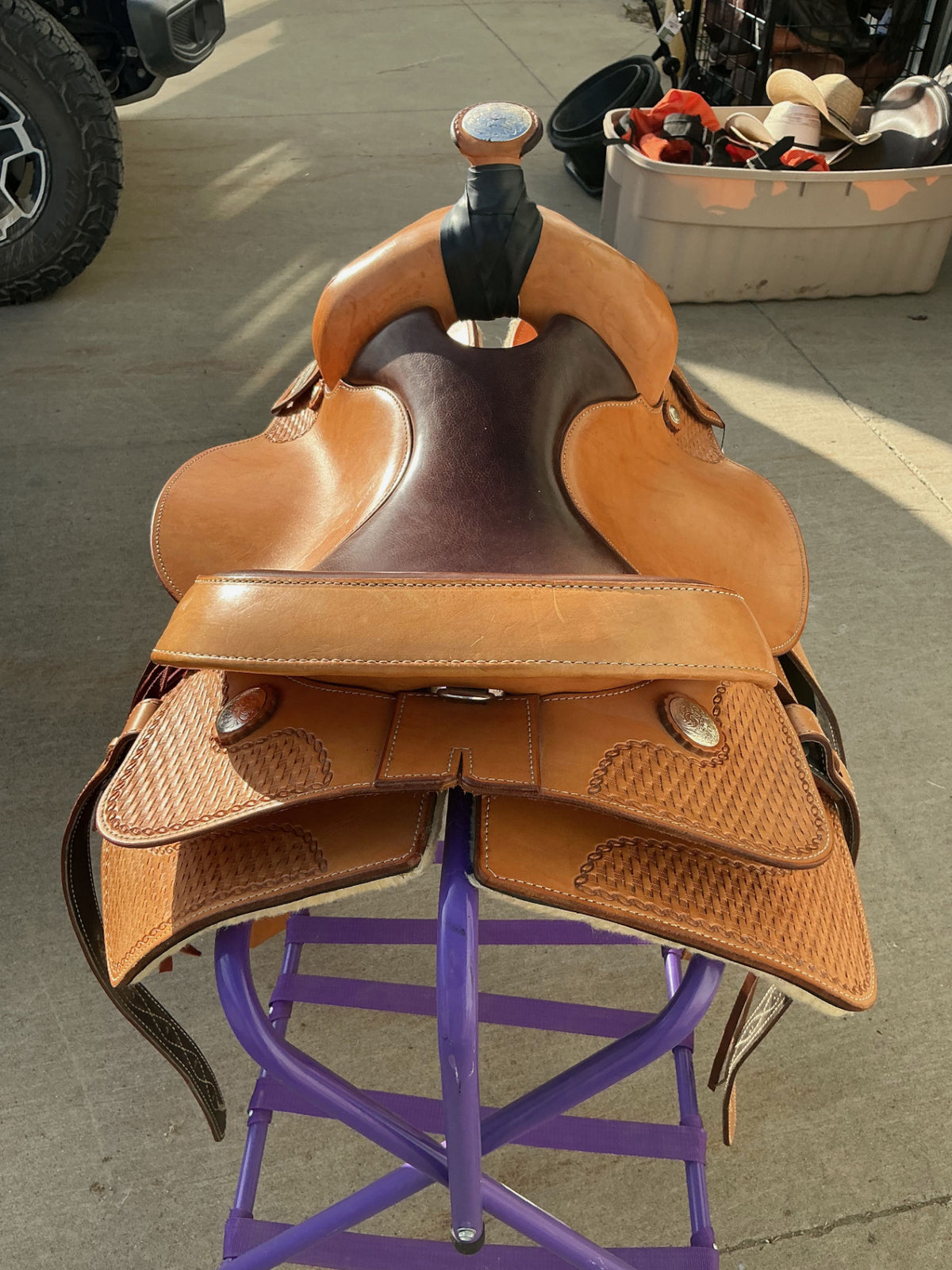 Western Saddle S16" Ortho Flex 
