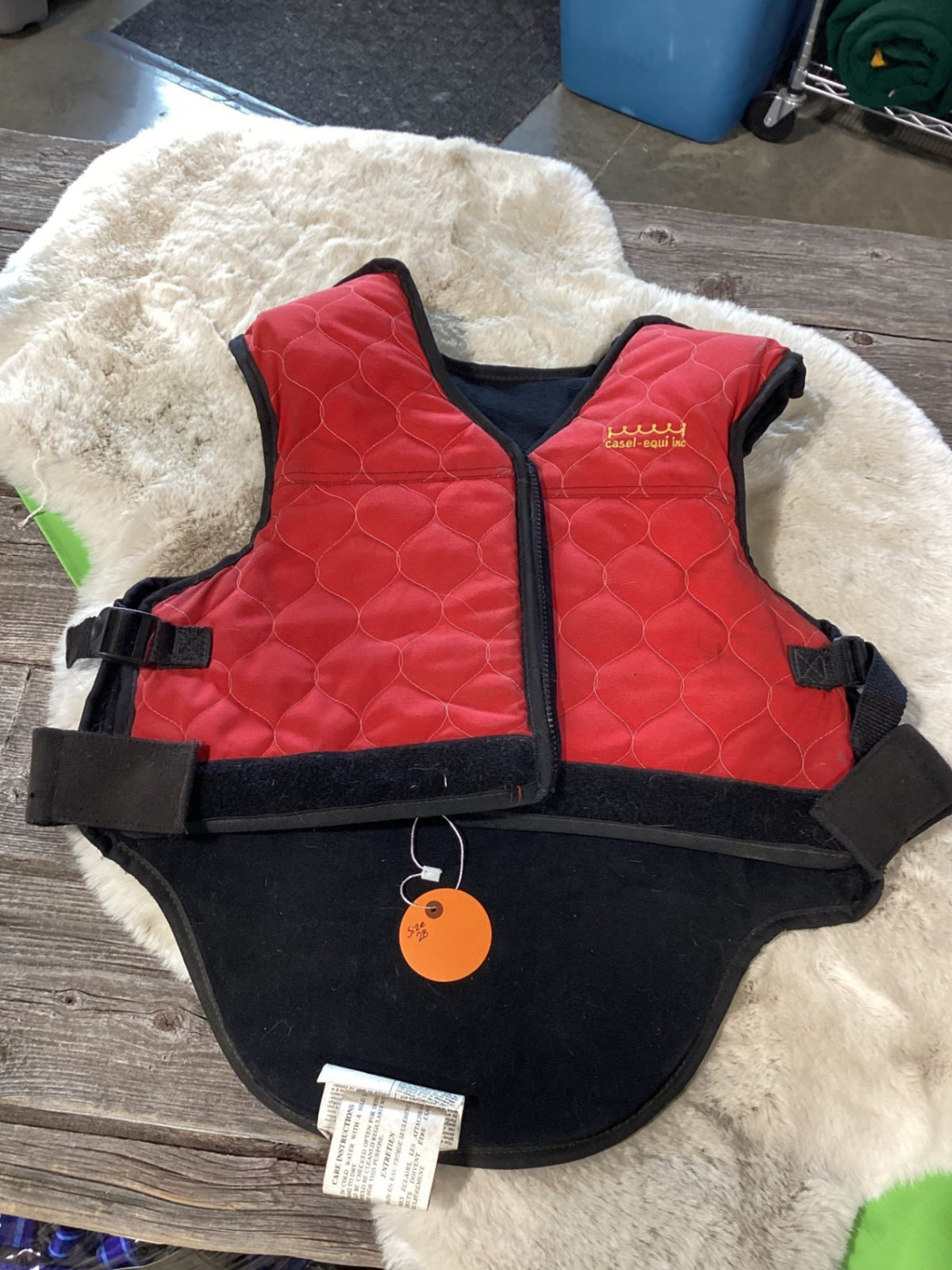 Safety Vest – Red, Size 28 | Used