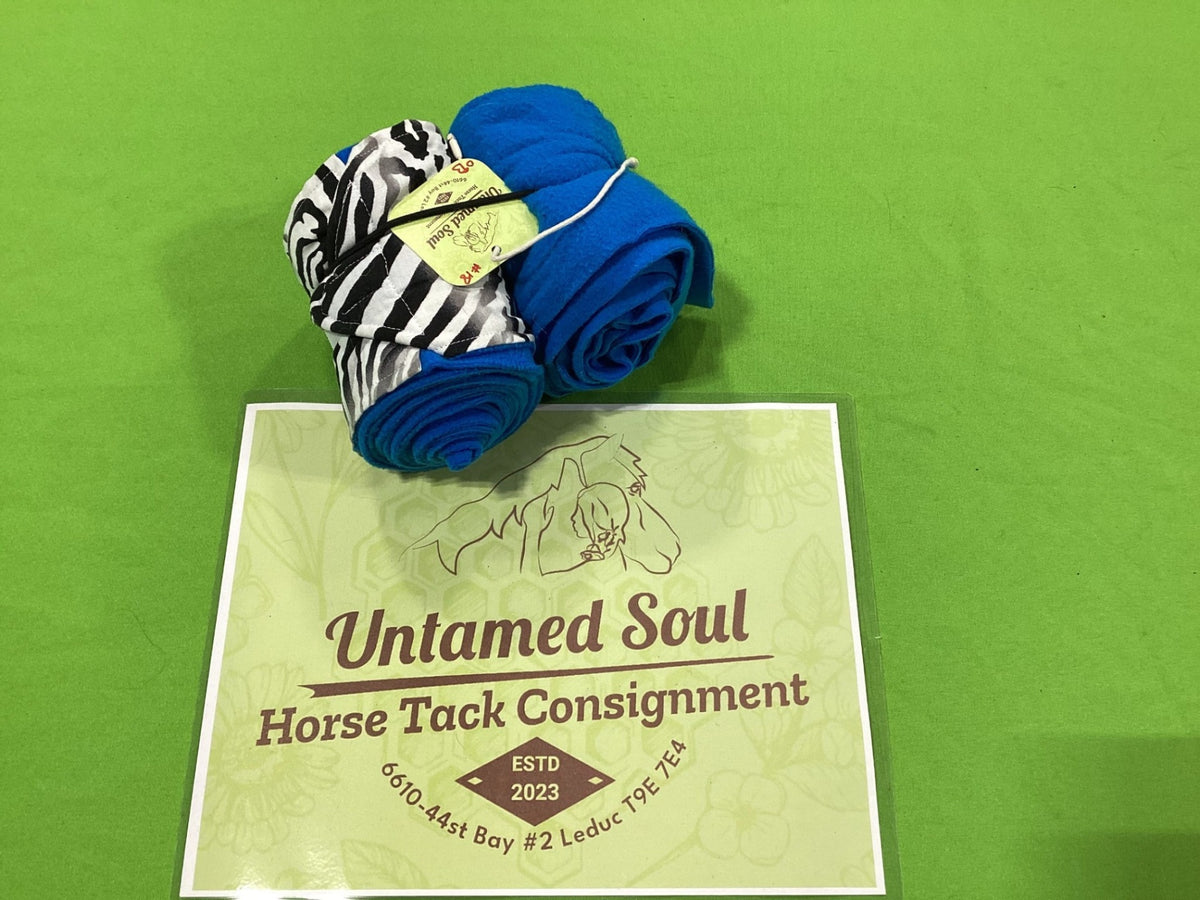 Polo Wraps – Blue/Zebra | Used