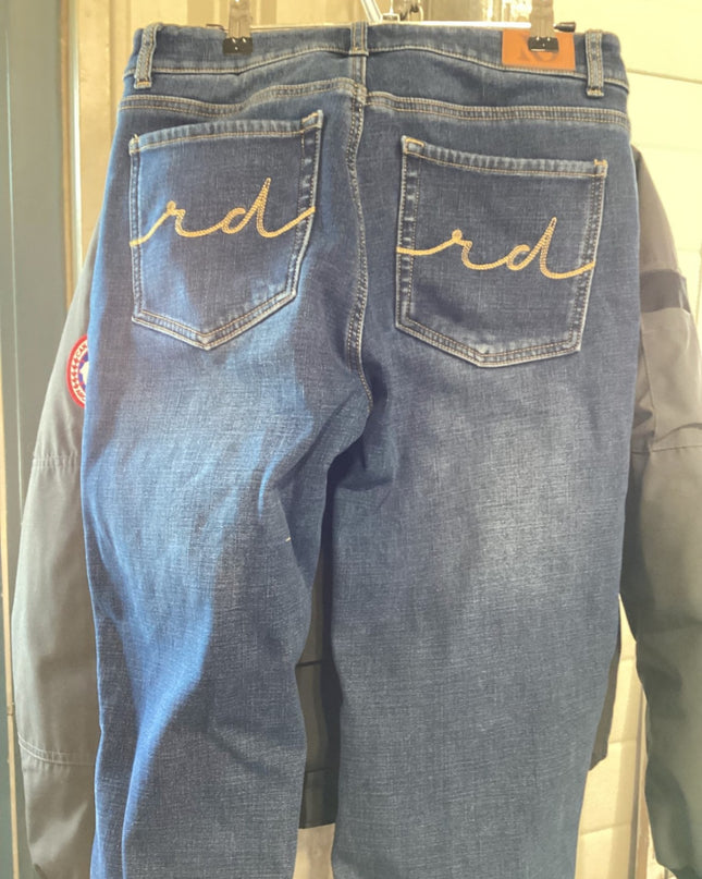 Jeans – Ranch Dress'n Signature Trouser Fleece Lined, Large 10/12 x 36L | Used, Like New