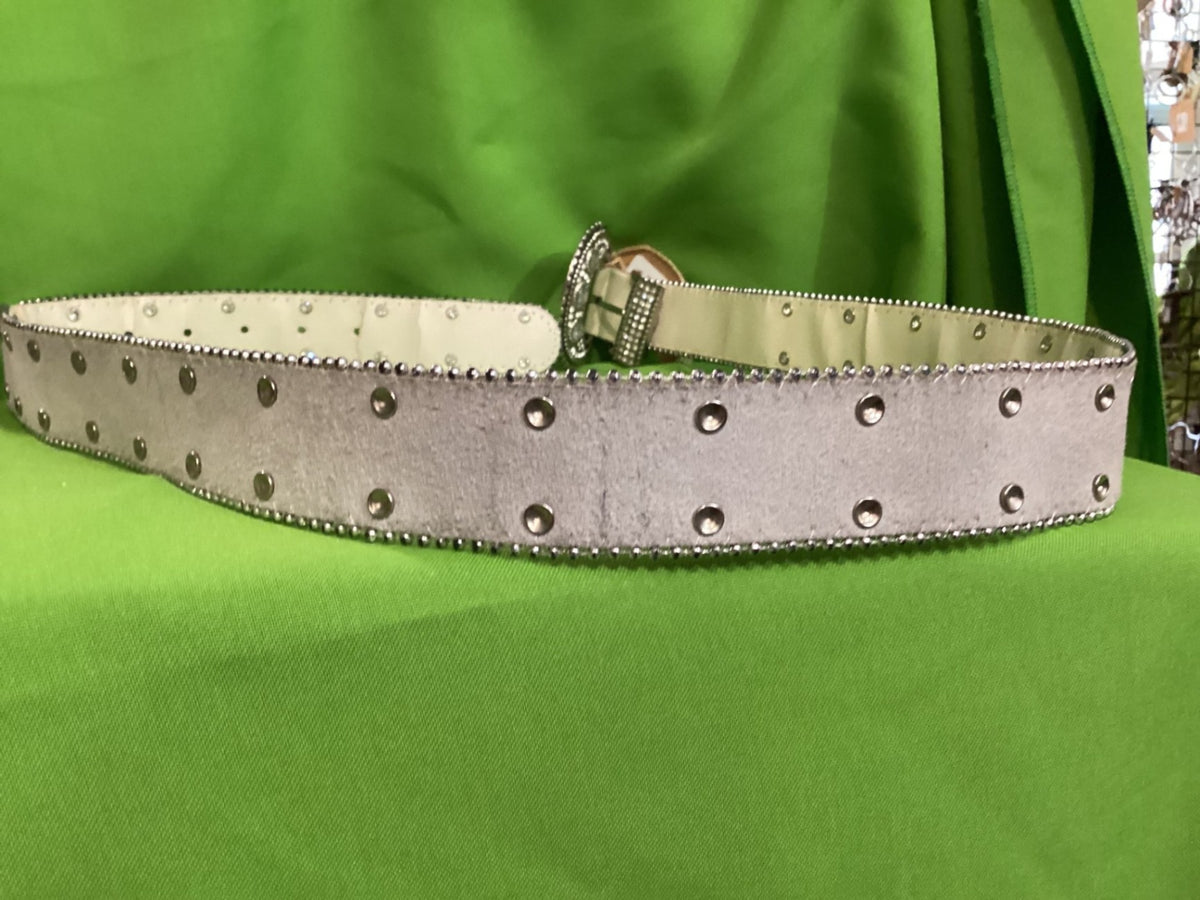 Belt – White Sparkle, 44" | Used