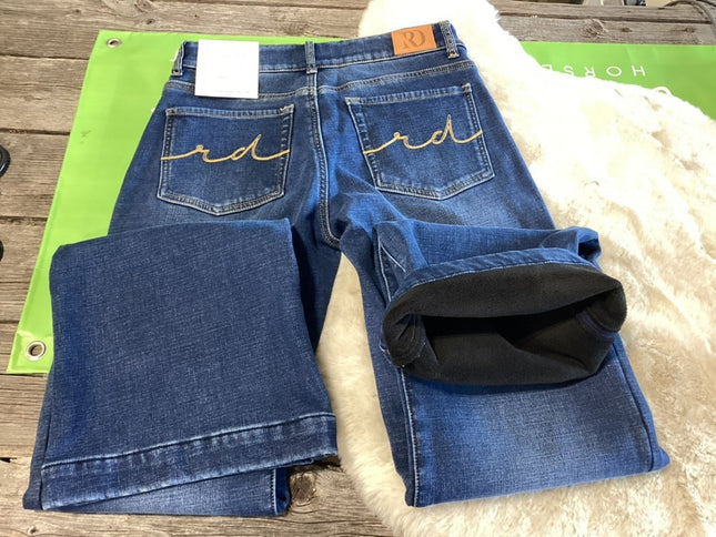 Jeans – Ranch Dress'n Signature Trouser Fleece Lined, Large 10/12 x 36L | New with Tags