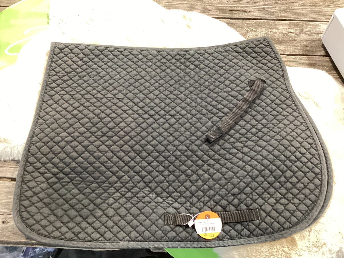 English Saddle Pad – Black (A) | Used