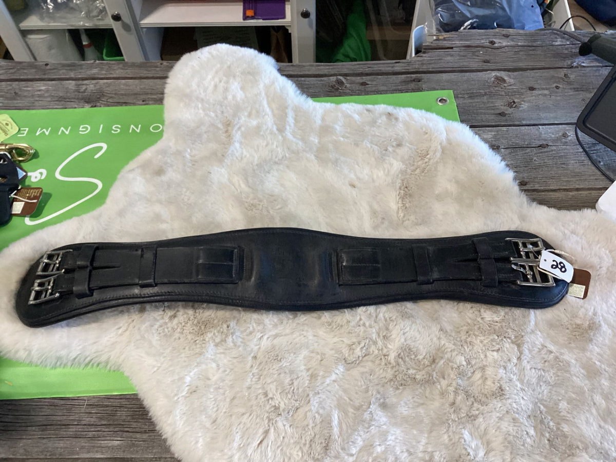 English Girth – Verhan Dressage, Black, 28" | Used