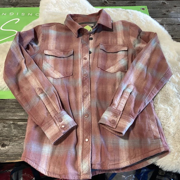 Western Shirt – Pink/Brown/Cream | Used