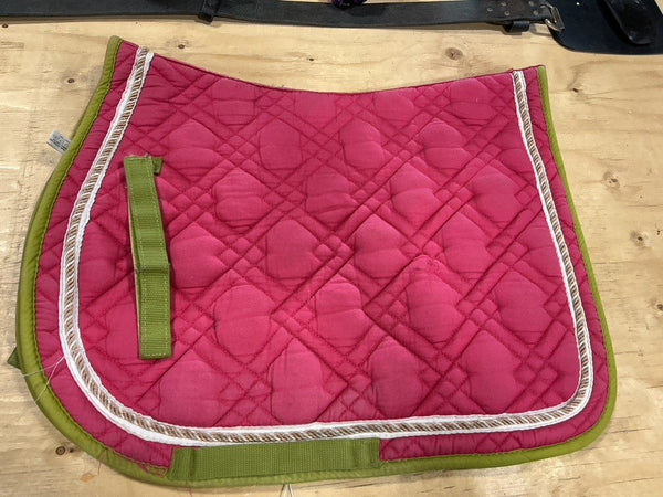 English Saddle Pad – Shedrow, Pink, Full | Used