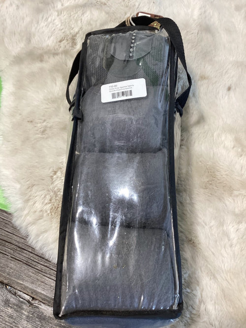 Polo Wraps – Sports Grey Sparkle, Half Polo/Half Bandage with Crystals | Used