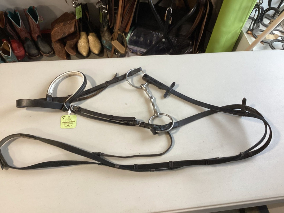 English Bridle – Schooling with 5" Bit & Reins | Used