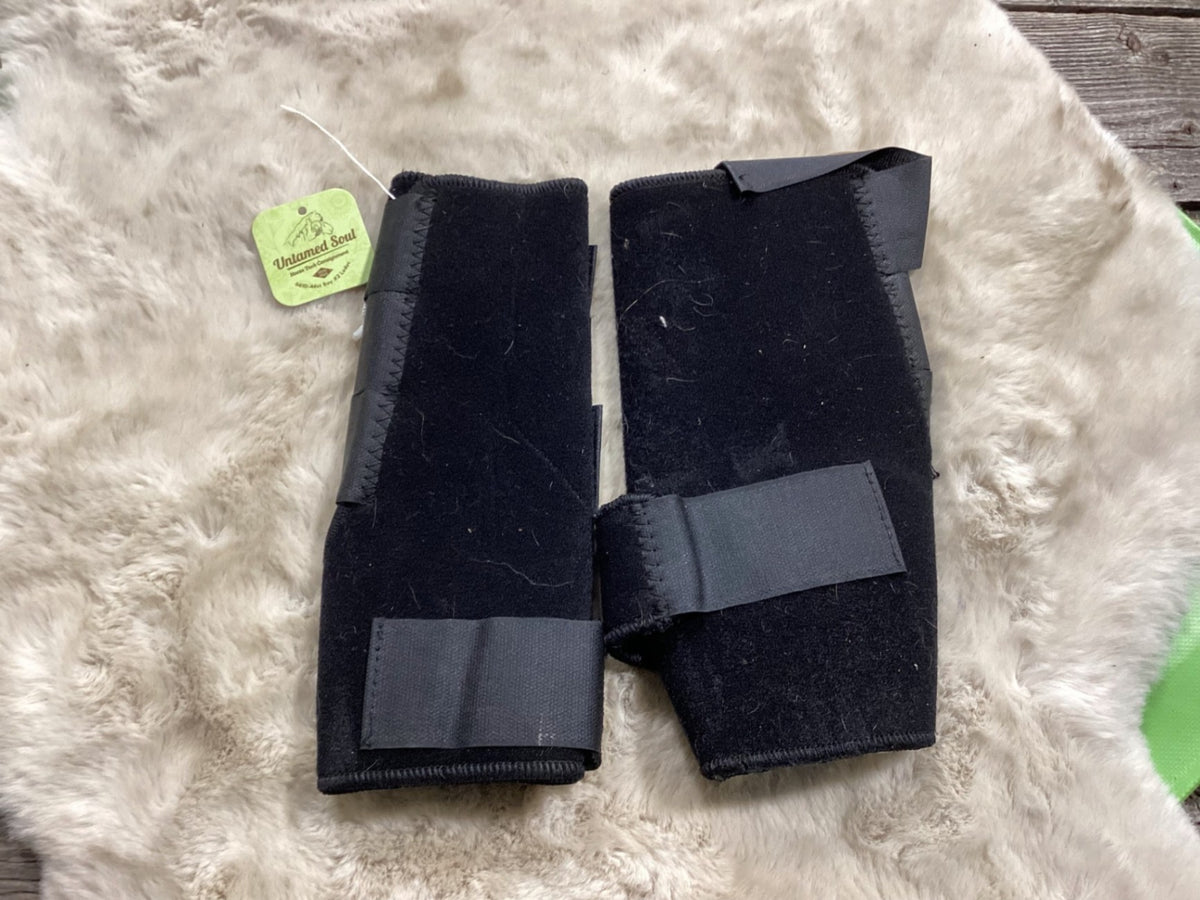 Medicine Boots – Cowboy Collection, Black, Large (Some Fraying) | Used, Like New