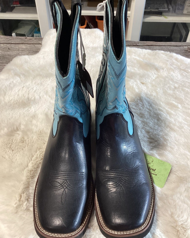 Cowboy Boots – Roper, Blue, Size 7.5 | Used