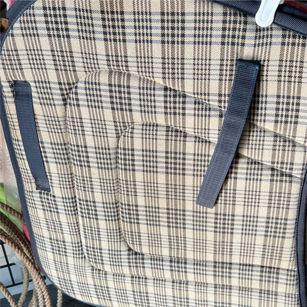 English Saddle Pad – Shedrow, Plaid | Used