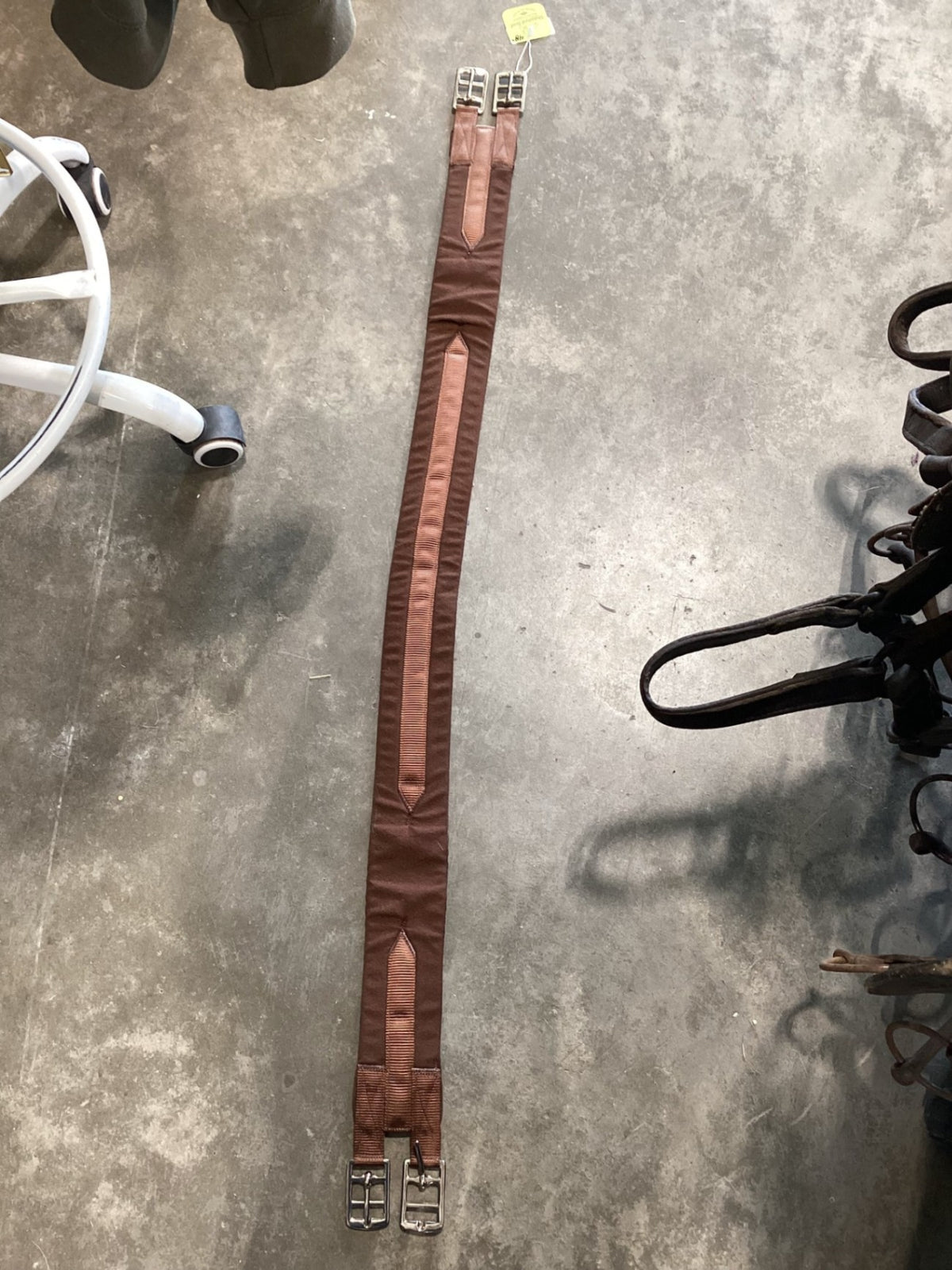English Girth – Nylon, Brown, 48" | Used, Like New