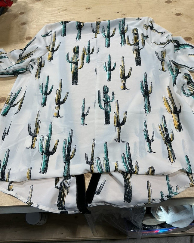 Western Shirt – Wrangler Retro Ladies, Cactus, Medium | Used