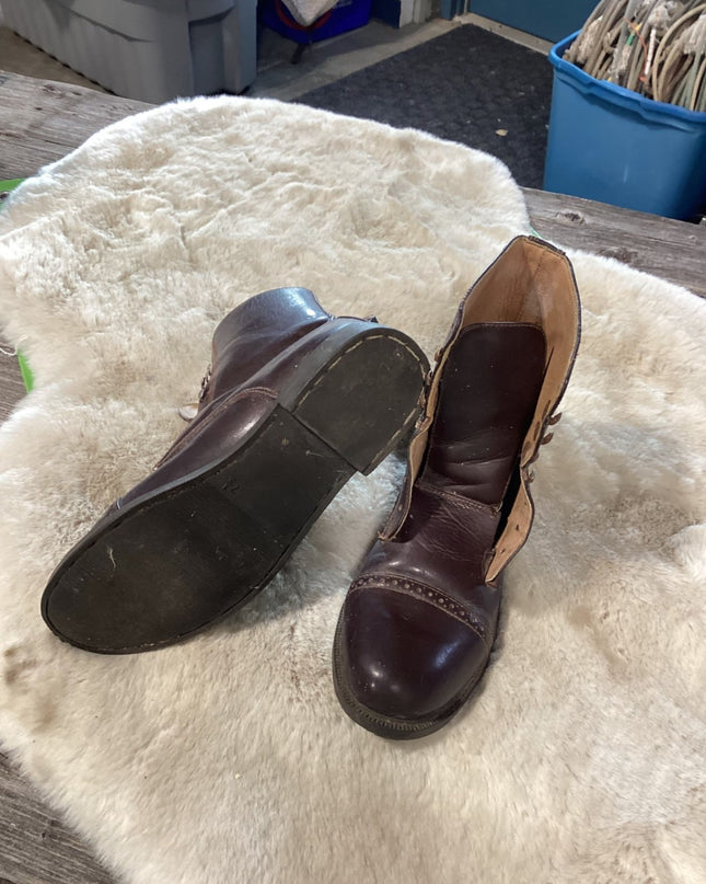 Paddock Boots – Brown, 7.5 (No Laces) | Used