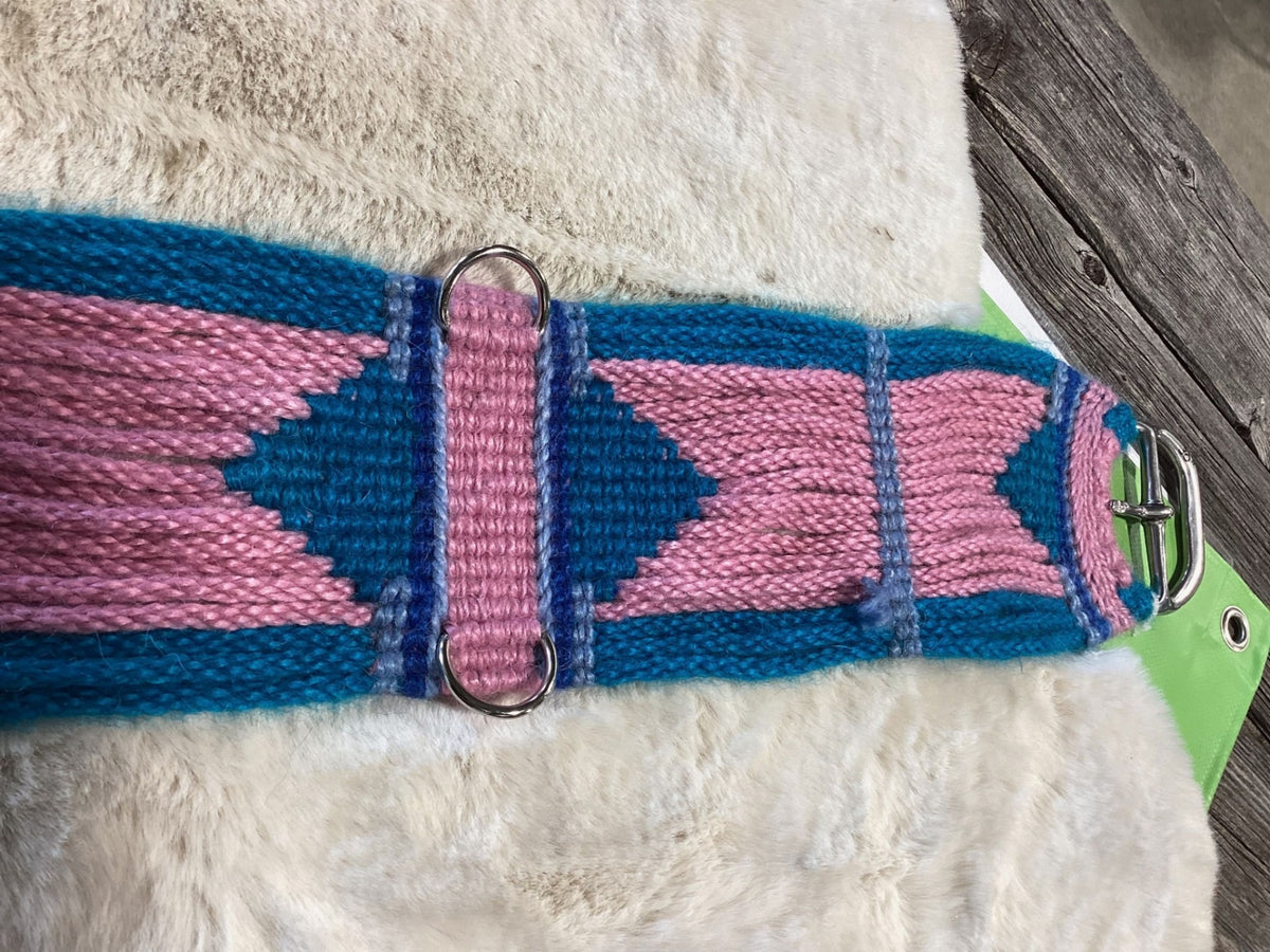 Western Cinch – CP Custom Tack Mohair Straight, Pink/Teal, 30" | New
