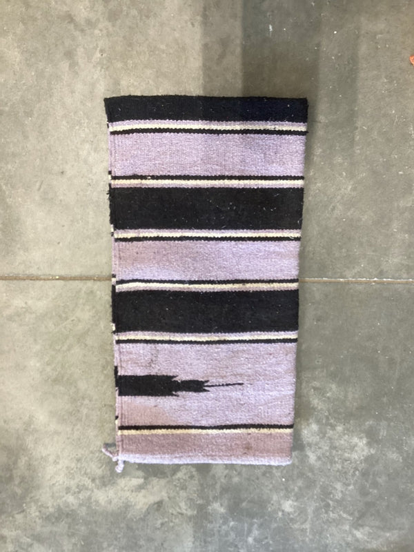 Western Saddle Blanket – Purple/Black | Used