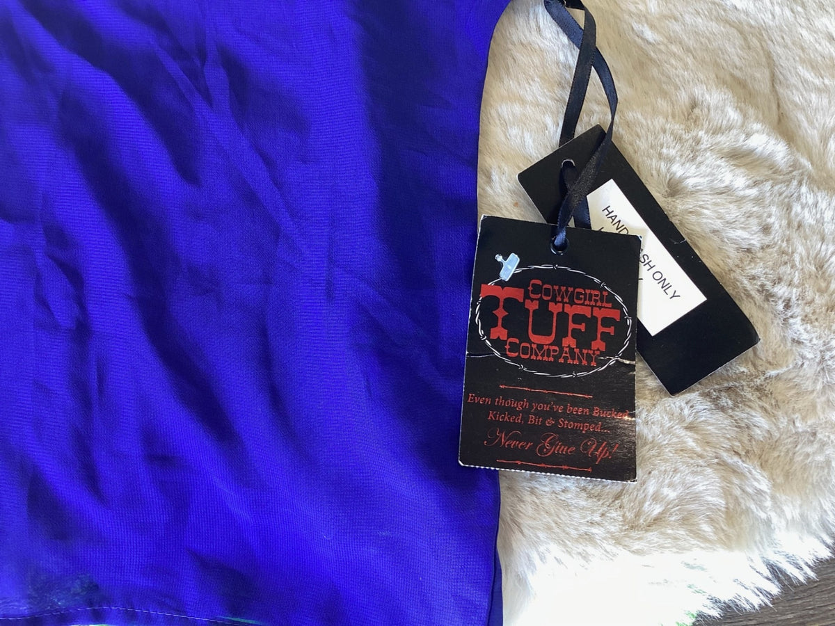 Western Shirt – Cowgirl Tuff, Blue | Used