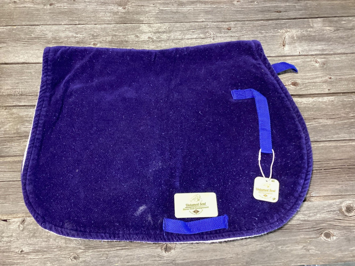 English Saddle Pad – Blue (A) | Used