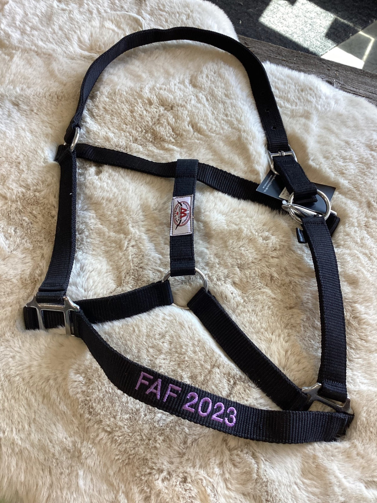 Halter – Nylon, Black (B) | New with Tags