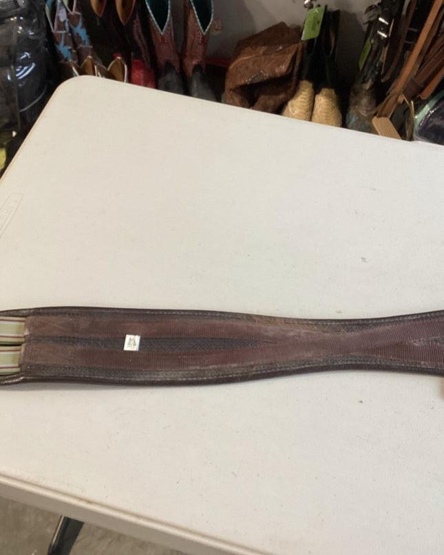 English Girth – Elastic Both Ends, Brown, 52" | Used