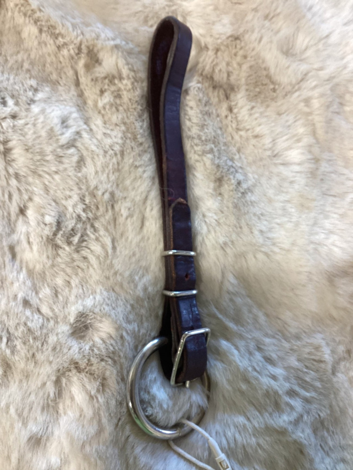 Western Flank Cinch Keeper – with Ring | Used