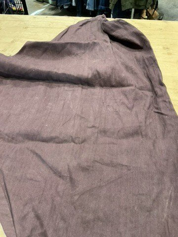 English Saddle Cover – Brown Fabric | Used