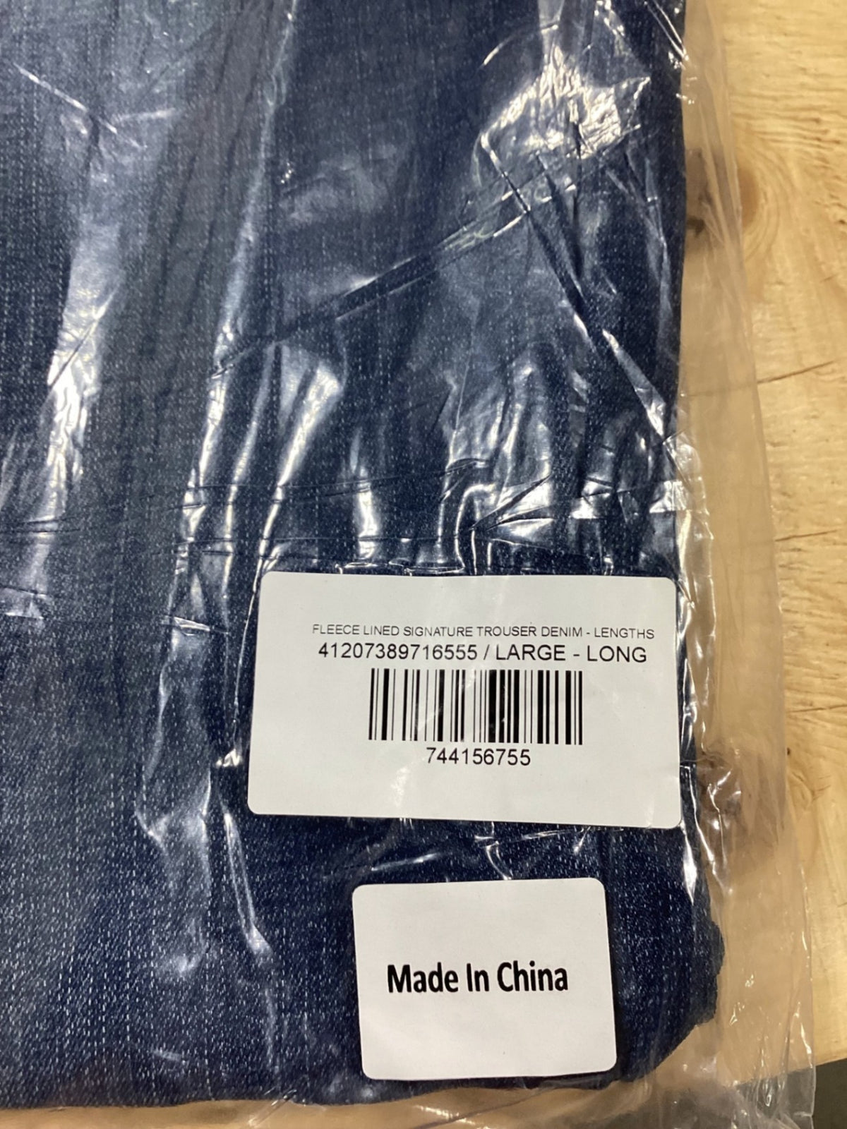 Jeans – Ranch Dress'n Signature Trouser Fleece Lined, Large 10/12 x 36L | New in Bag