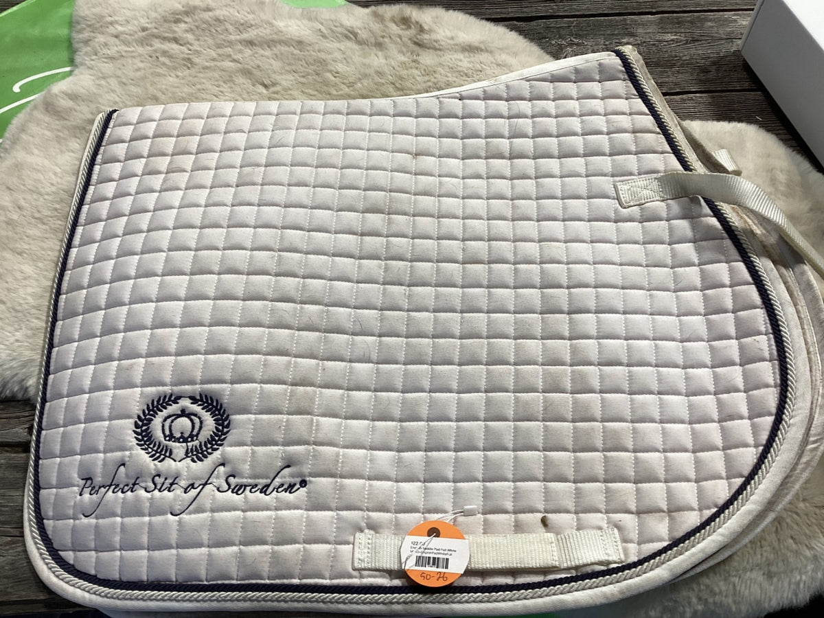 English Saddle Pad – White, Full (B) | Used