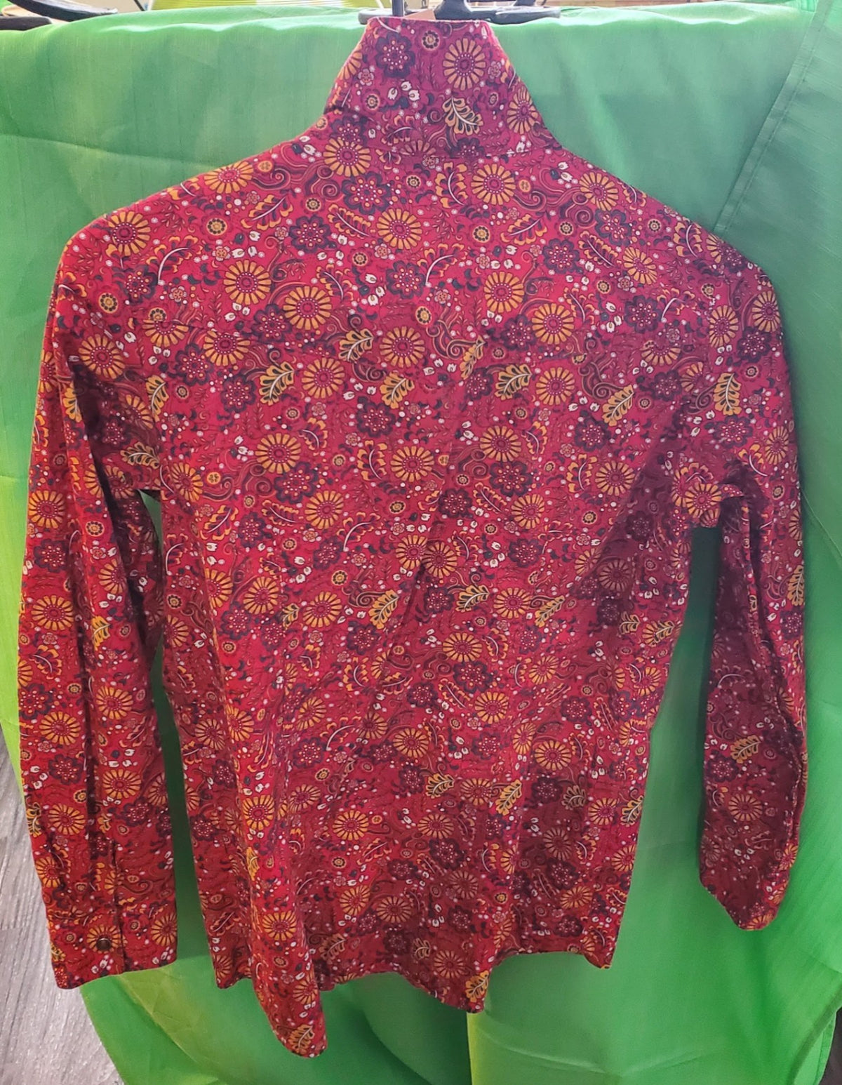 Western Shirt – Cruel Girl Youth, Red with Flower, XL (12) | Used
