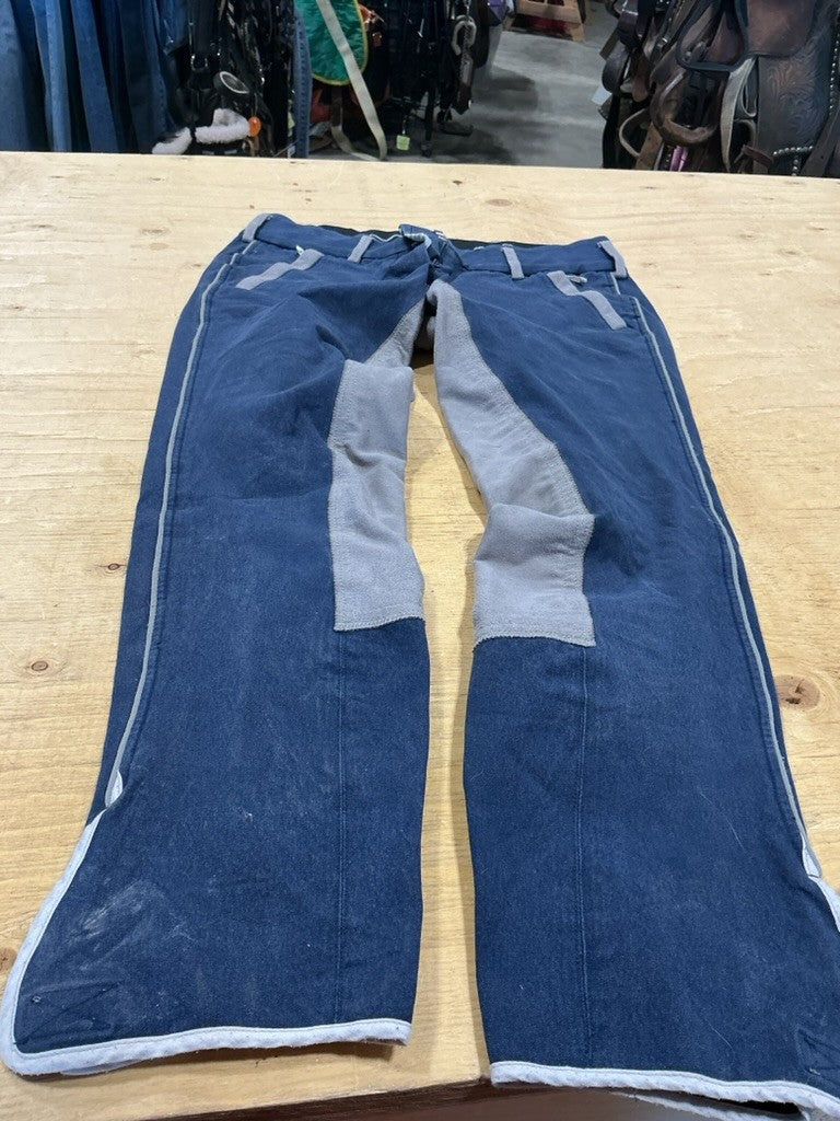 English Breeches – Goode Rider, Blue/Grey, 28L | Used