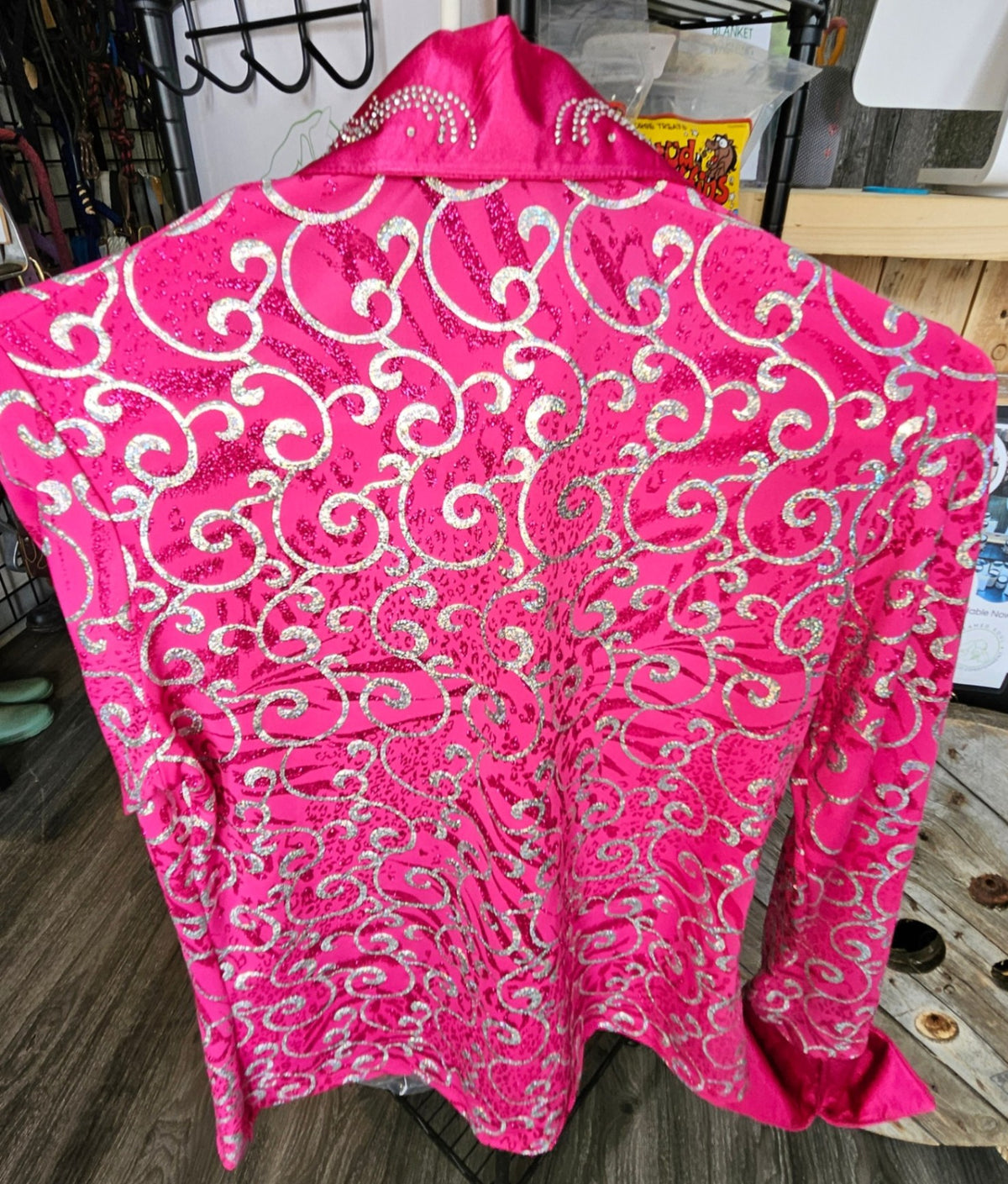 Western Show Shirt – Performance Collection, Pink, Medium | Used