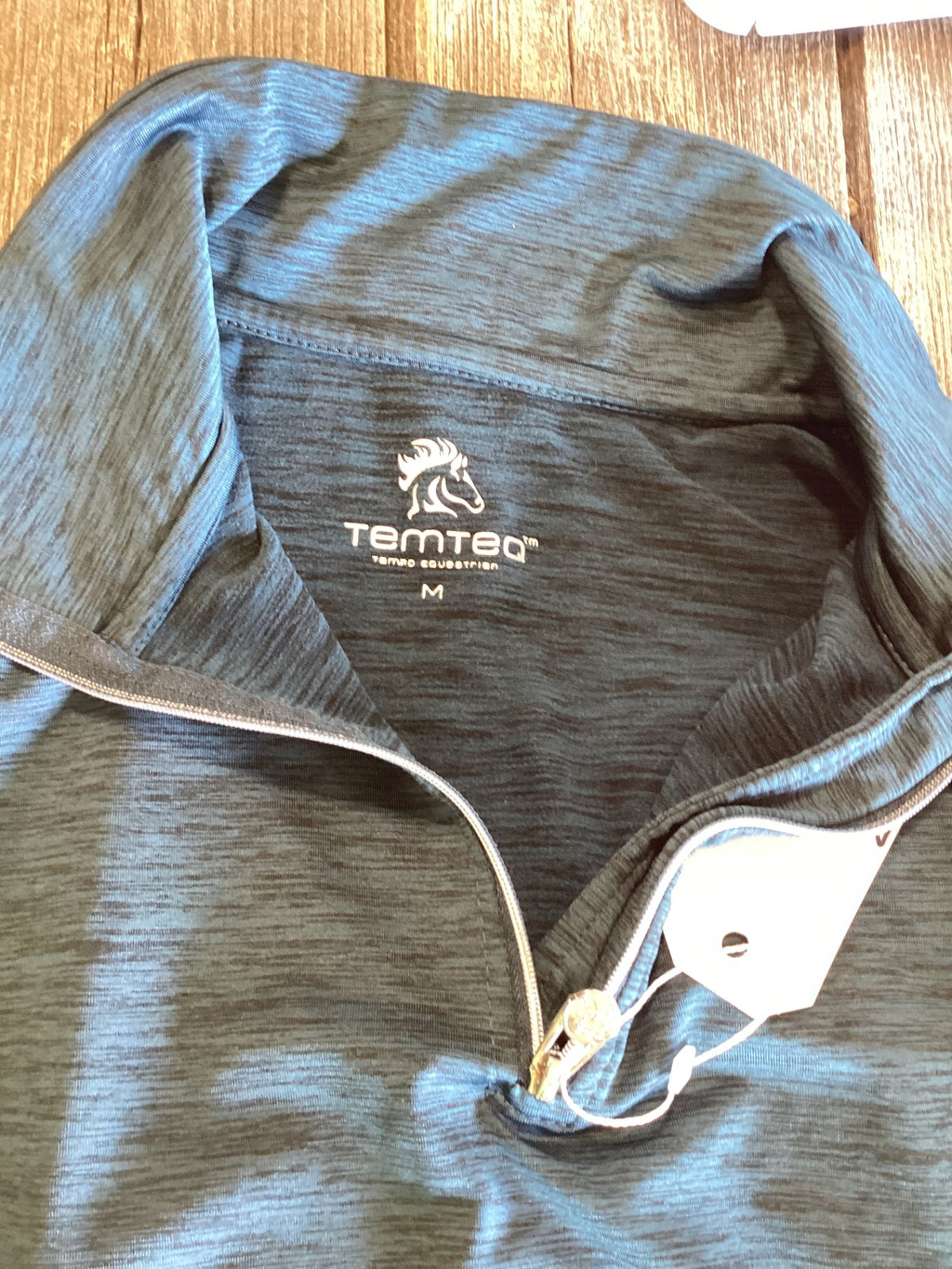 English Shirt – Temte Q Long Sleeve, Blue/Black, Medium | Used